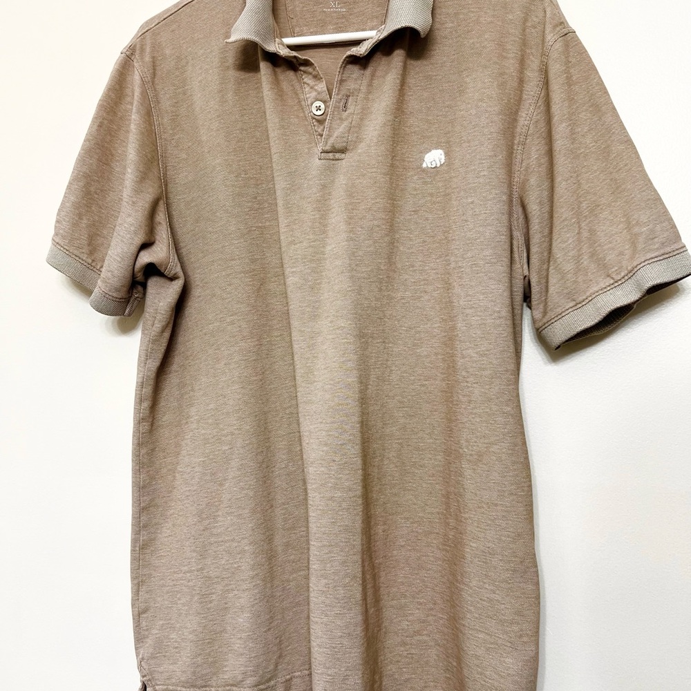 Banana Republic Light Brown Polo Shirt